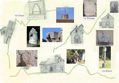 Mathematics on the route of Romanesque in Penafiel