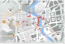 Mathematics in the geometric mesh of cities 